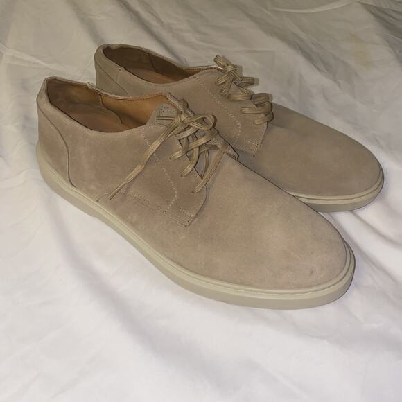 Allen Edmonds "HENDERSON" Men's Lace-Up Derby Sneakers Size 11 D Bone Suede - Picture 3 of 11